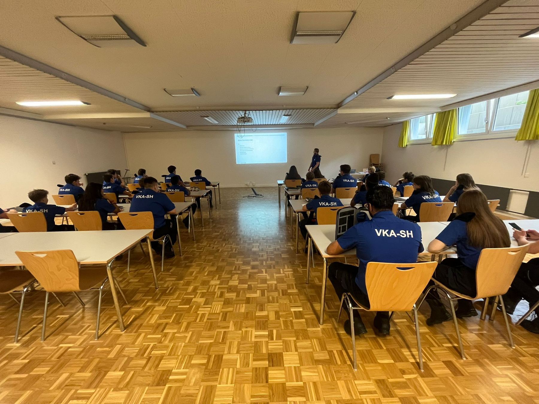 Theorieausbildung im Schulungsraum